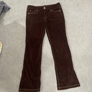 Brown corduroy pants. Size 12 womens